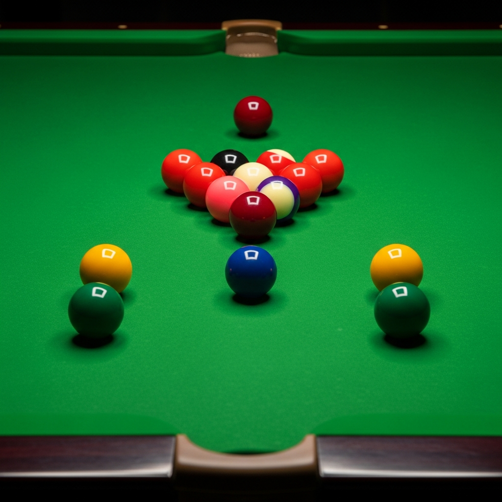 Championship snooker table installation